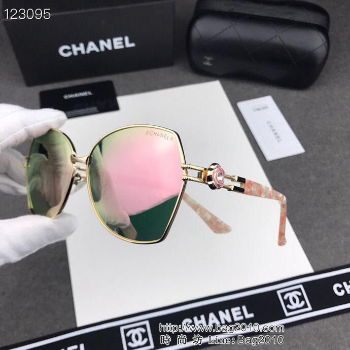 CHANEL香奈兒 新款 原單品質 花料板材鏡腿 高清寶麗來偏光鏡片 女款太陽鏡  lly1440